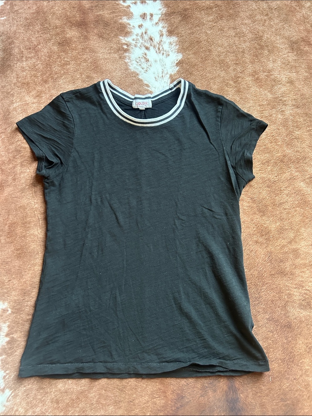 Goldie Lewinter Tipped Ringer Tee - Picture 5 of 5